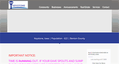 Desktop Screenshot of keystoneiowa.com